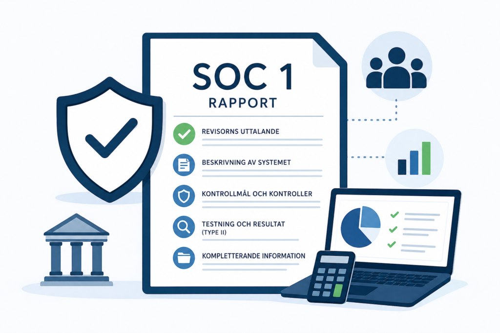 SOC 1-rapport: Innehåll, struktur och vad kunder granskar